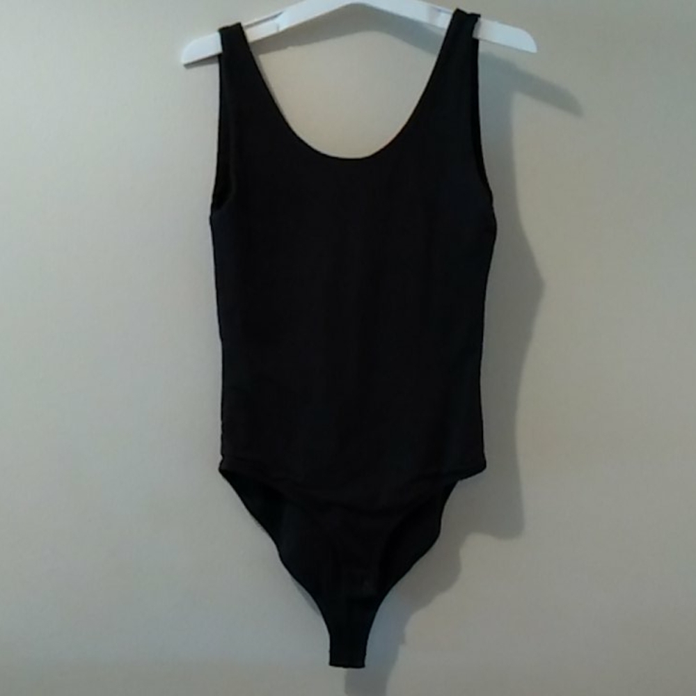 Small charcoal Pact bodysuit